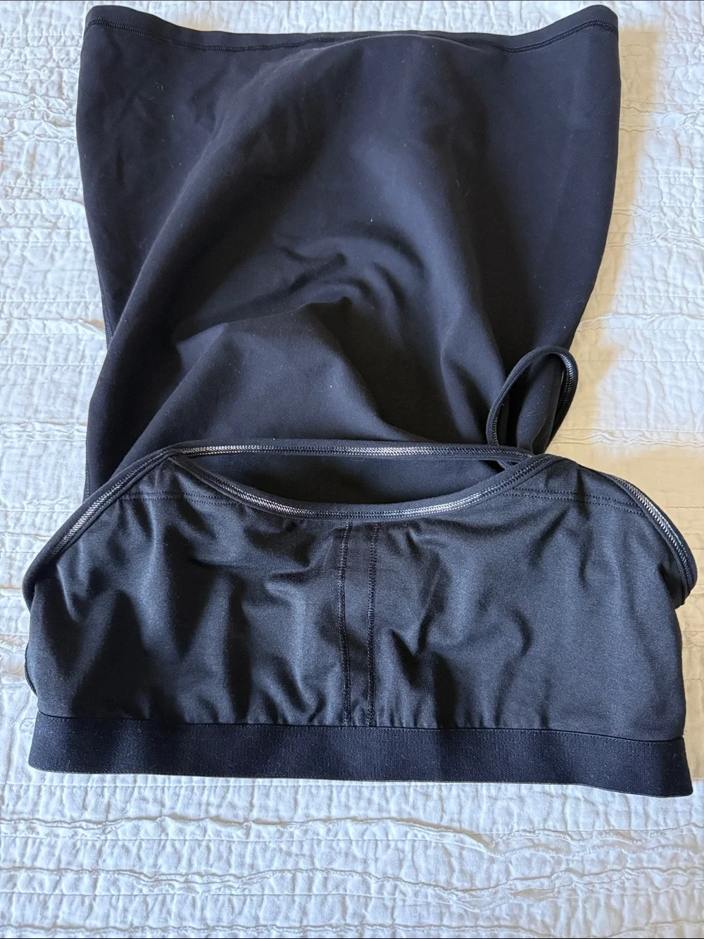 lululemon athletica Black Double-Strap Performance Tank